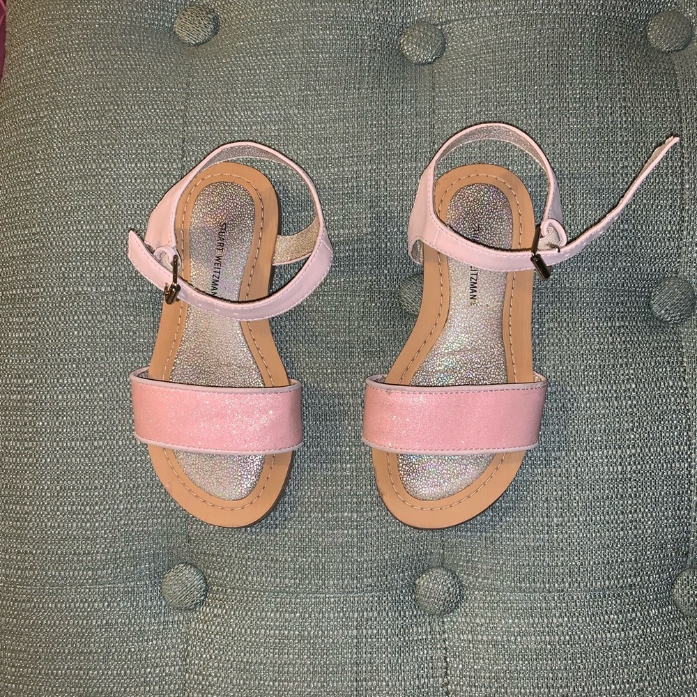 Stuart Weitzman pink toddler sandals 💓